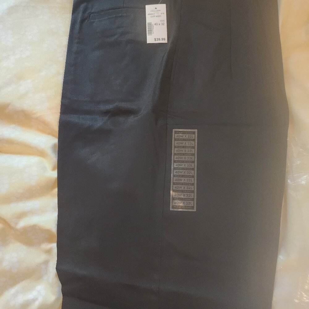 new black non-iron chinos 40 x 32